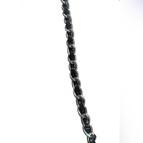 Brown Tweed Square Shaped Chain Detailed Strap  Brown Purse - Picture 5 of 7